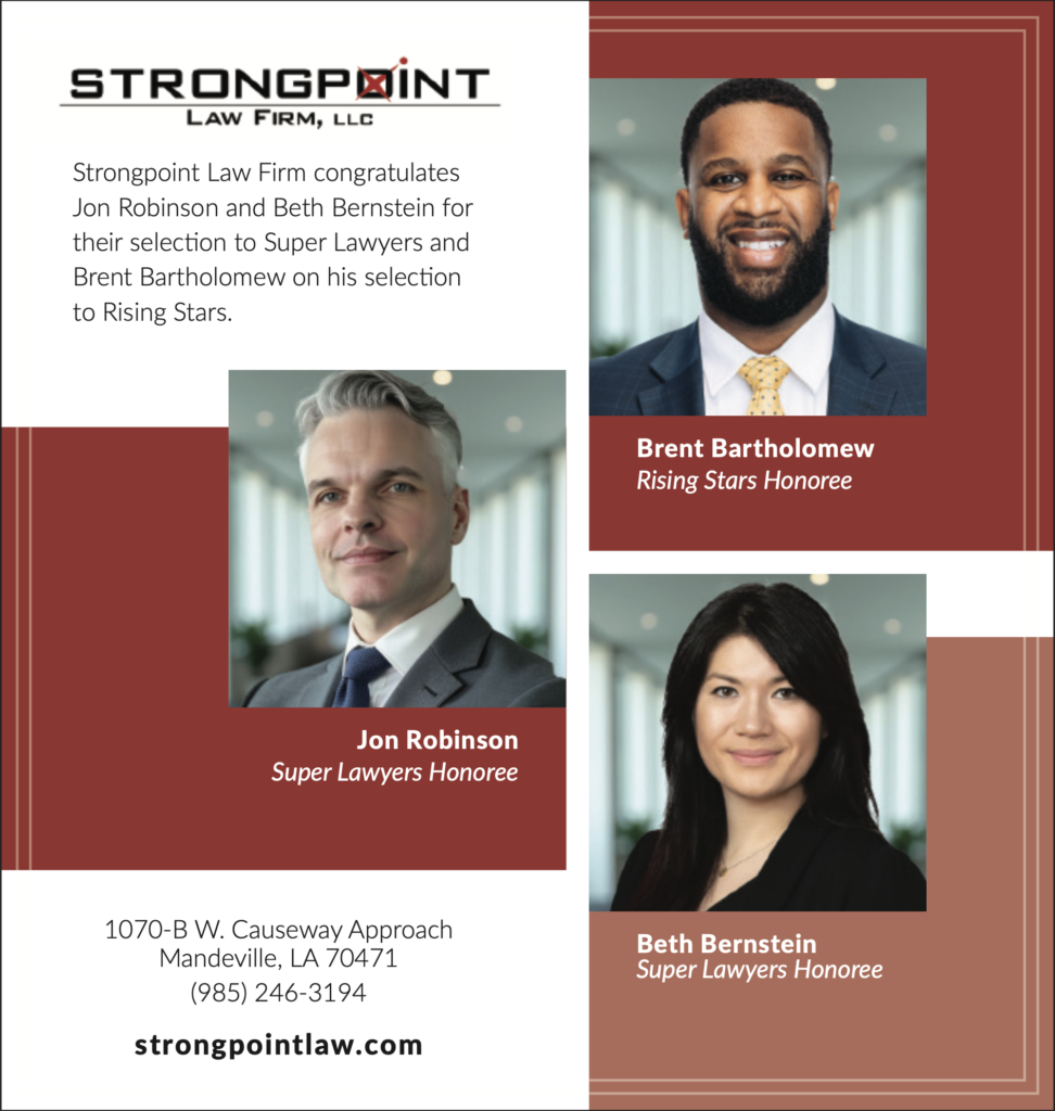SuperLawyers magazine honored Strongpoint Law Firm's Defense Base Act attorneys again